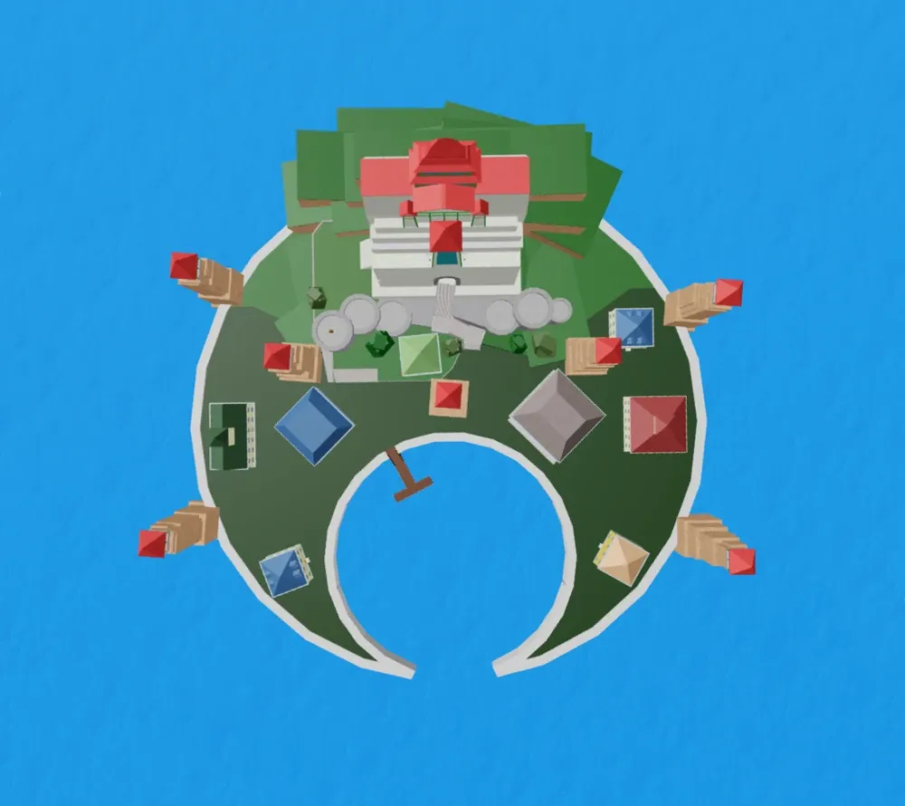 CORRECT ORDER OF THE ISLANDS OF THE FIRST WORLD (SEA ONE) in BLOX