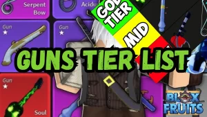 GUNS TIER LIST in blox fruits.